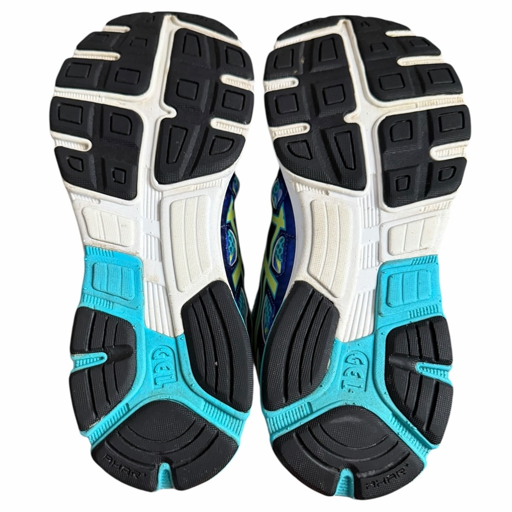 Asics Gel Noosa Tri 10 T480Q Women’s Turquoise and Lime Athletic Sneakers 8.5 - Picture 8 of 9